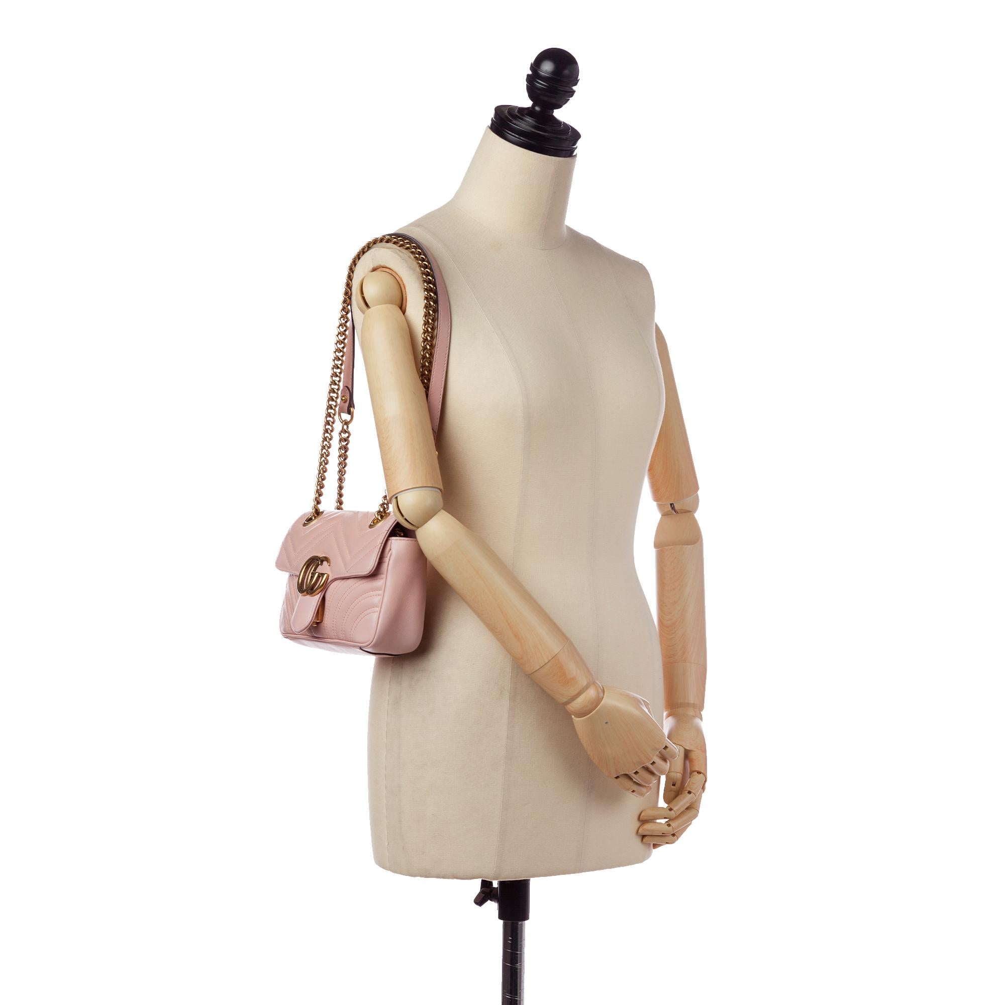 Gucci GG Marmont Matelasse Crossbody (SHG-34384)