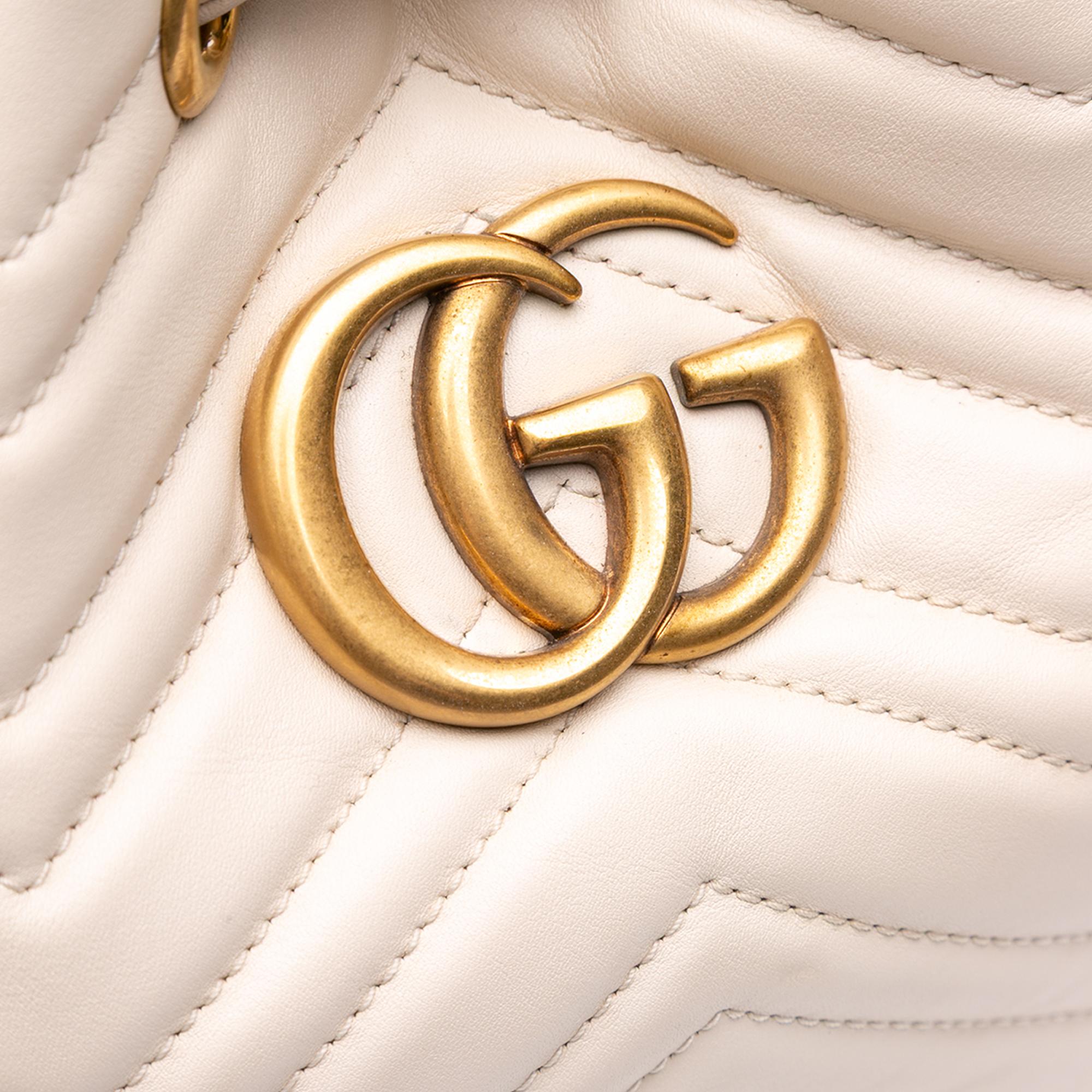 Gucci GG Marmont Matelasse Leather Bucket Bag
