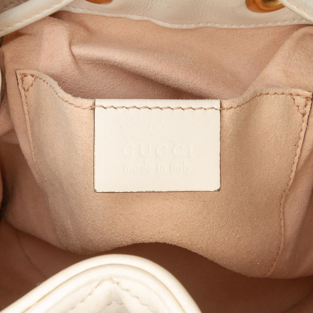 Gucci GG Marmont Matelasse Leather Bucket Bag