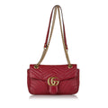Gucci Gucci Marmont Matelasse Leather Crossbody Bag (SHG-33109)