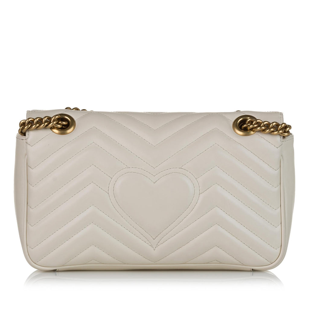 Gucci Gucci Marmont Matelasse Leather Crossbody Bag (SHG-33434)
