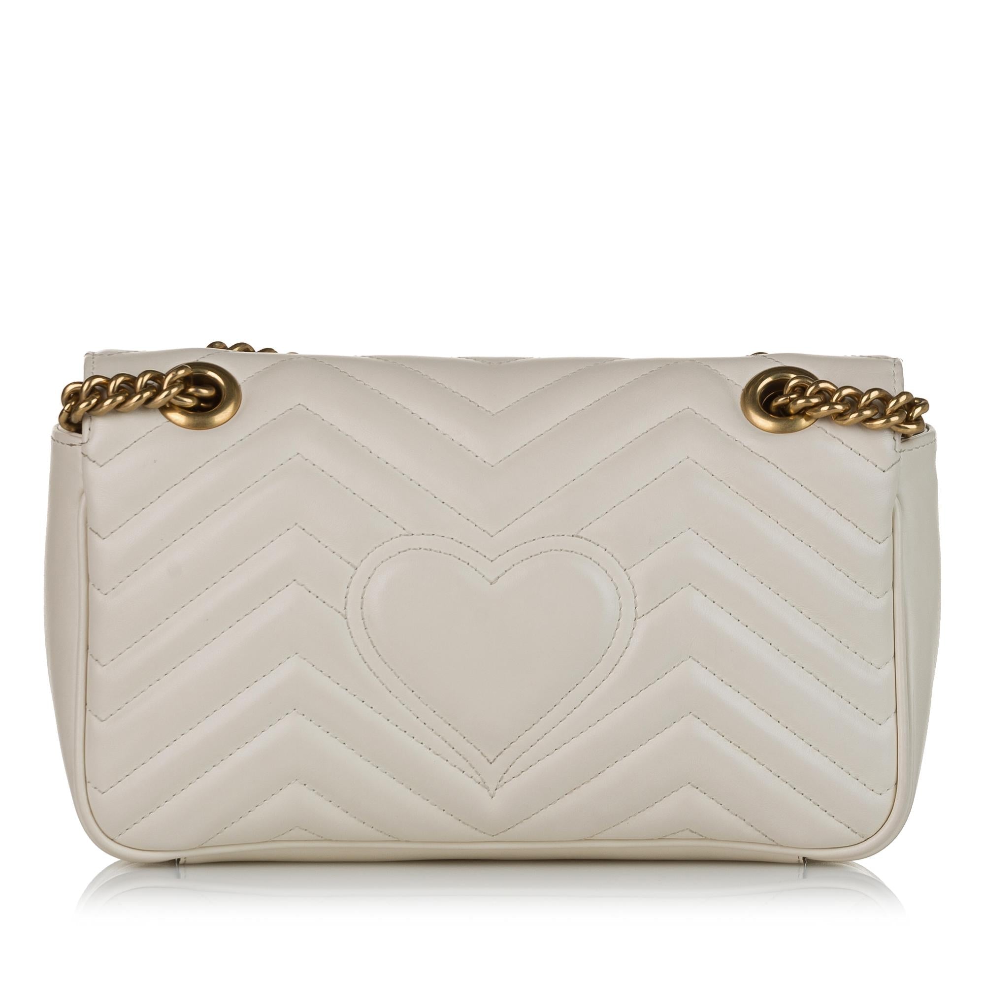 Gucci Gucci Marmont Matelasse Leather Crossbody Bag (SHG-33434)