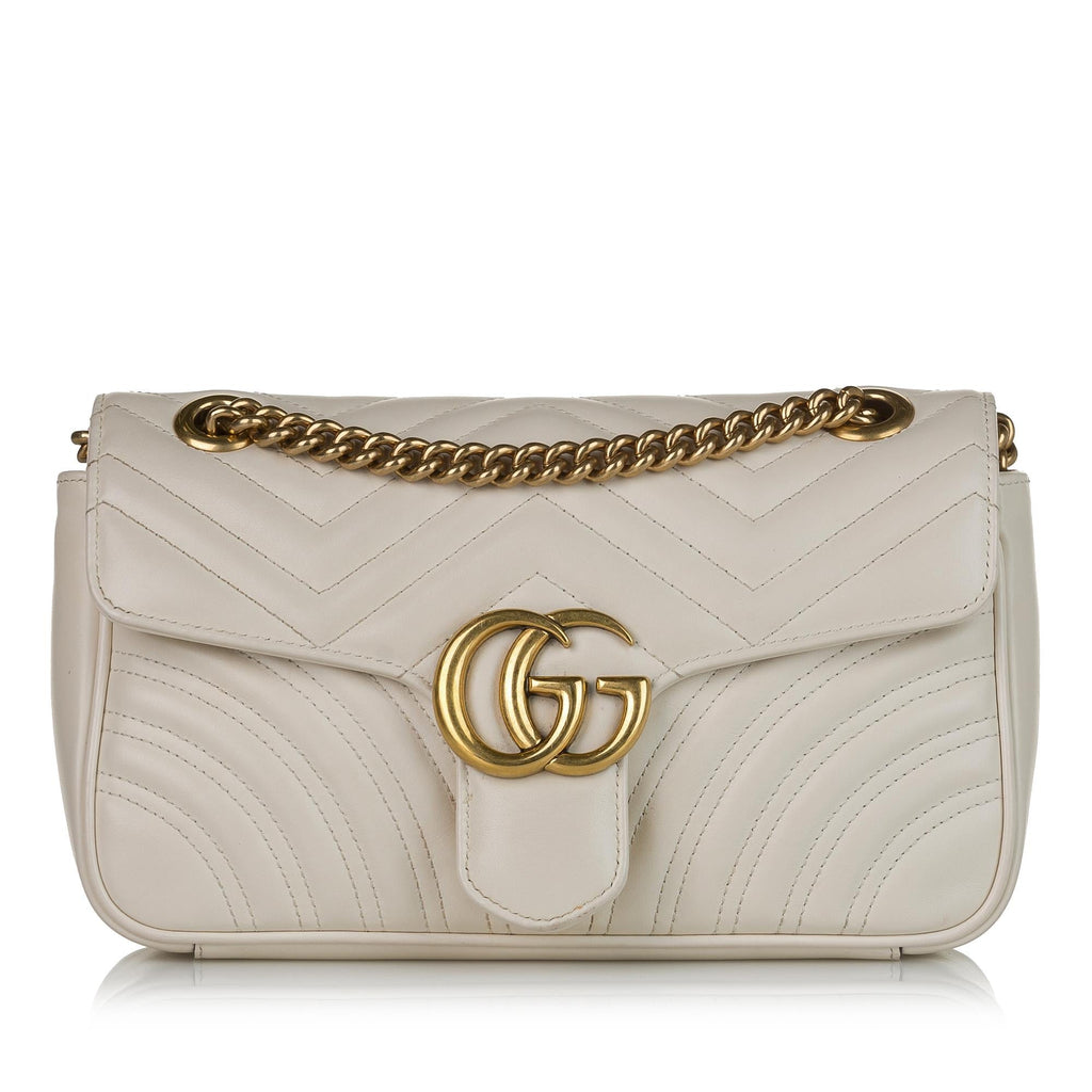 Gucci Gucci Marmont Matelasse Leather Crossbody Bag (SHG-33434)