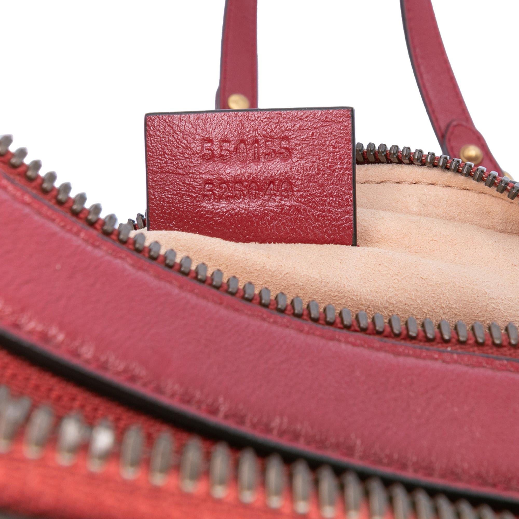 Gucci GG Marmont Matelasse Leather Double Zip Crossbody