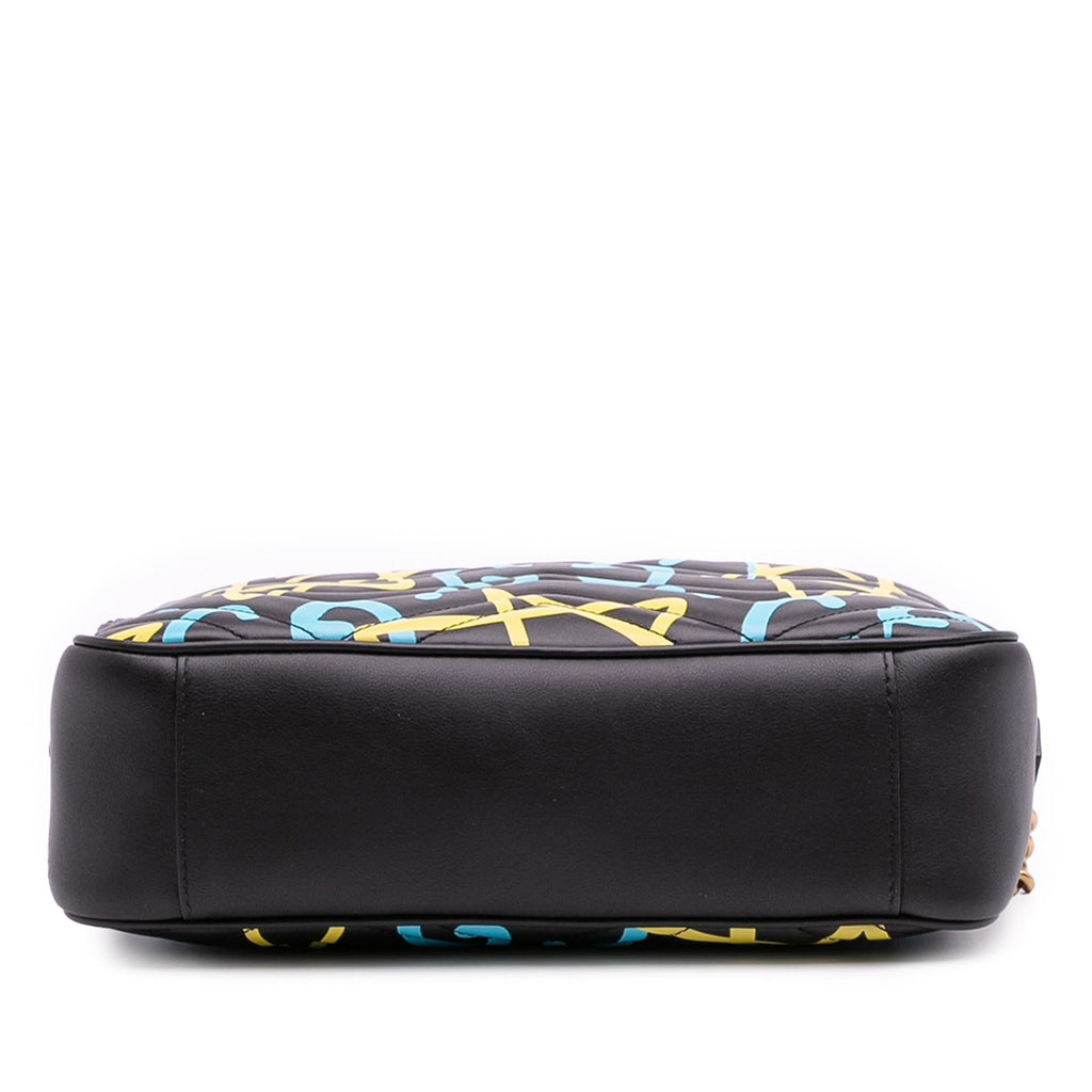 Gucci GG Marmont Matelasse Leather Gucci Ghost Crossbody