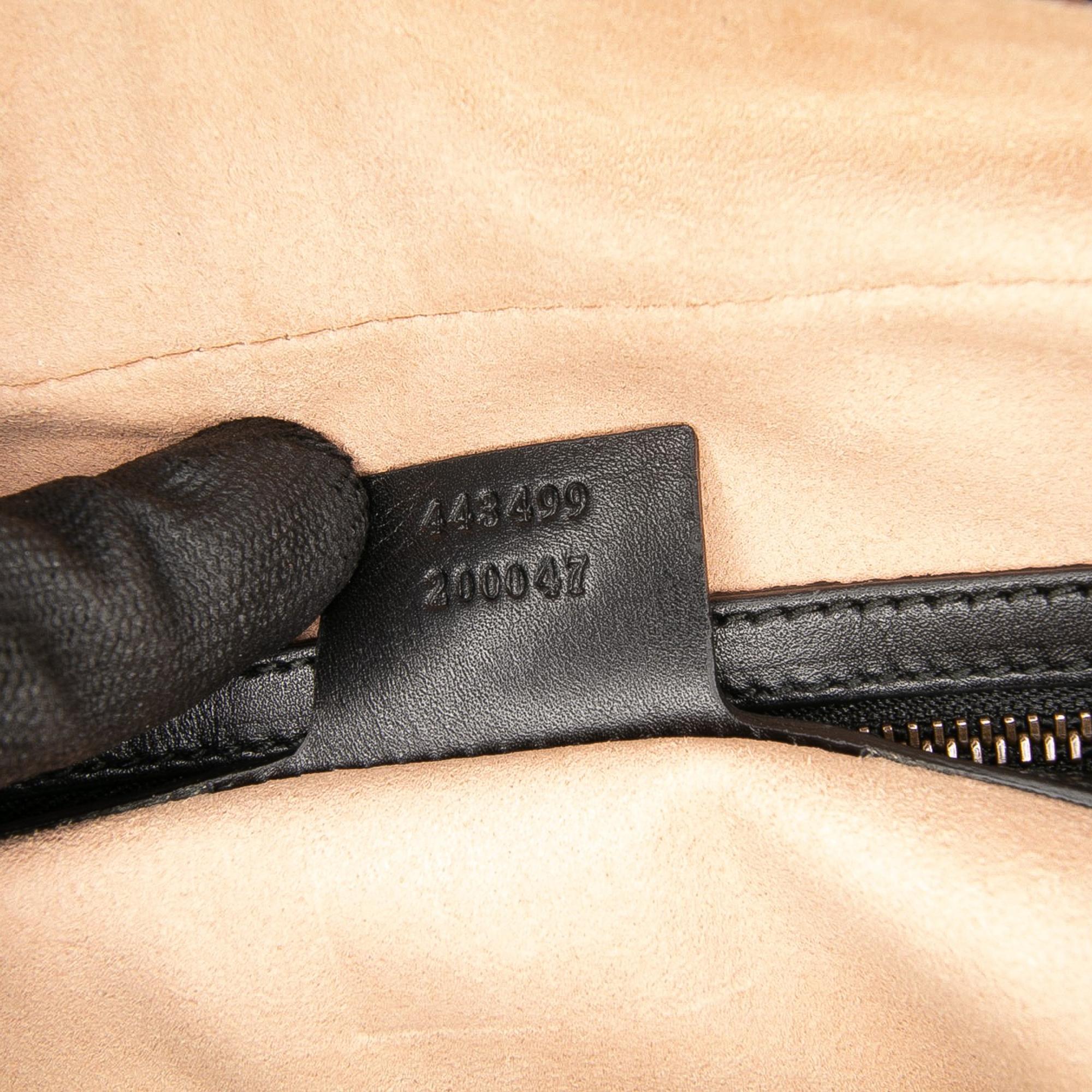 Gucci GG Marmont Matelasse Leather Gucci Ghost Crossbody
