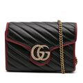 Gucci GG Marmont Matelasse Leather Torchon Wallet On Chain