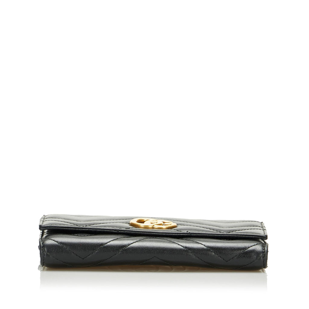 Gucci GG Marmont Matelasse Long Wallet (SHG-HSwh8O)