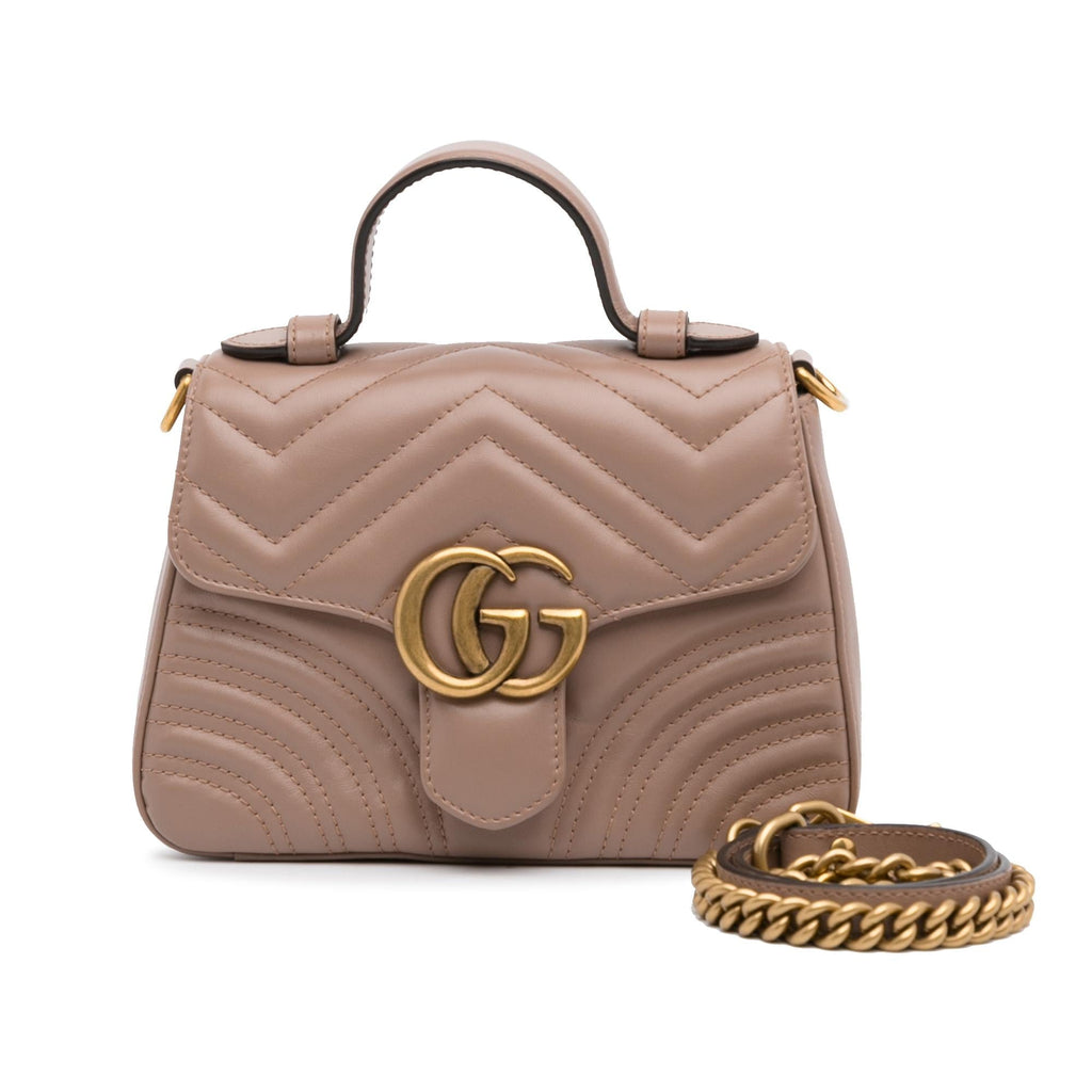 Gucci GG Marmont Matelasse Satchel (SHG-LryugC)