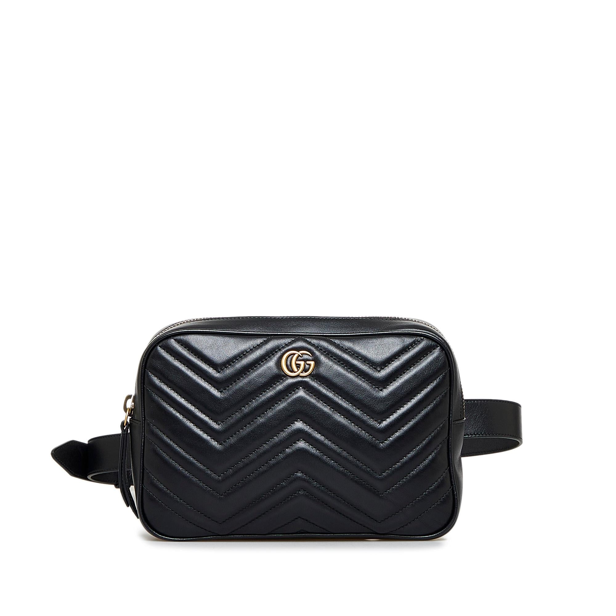 Gucci GG Marmont Matelasse Square Belt Bag (SHG-wwReIG)