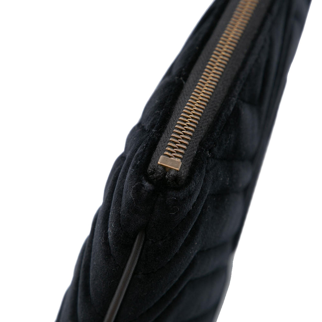 Gucci GG Marmont Matelasse Velvet Clutch