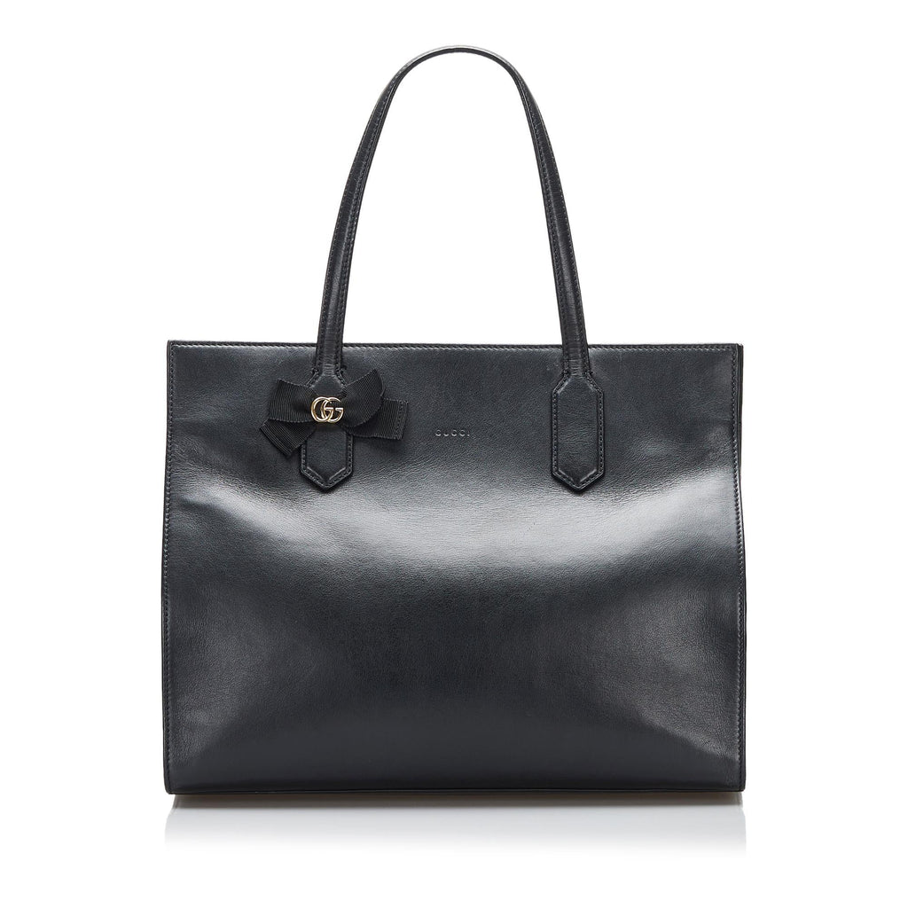 Gucci GG Marmont Ribbon Tote (SHG-VJBeBV)