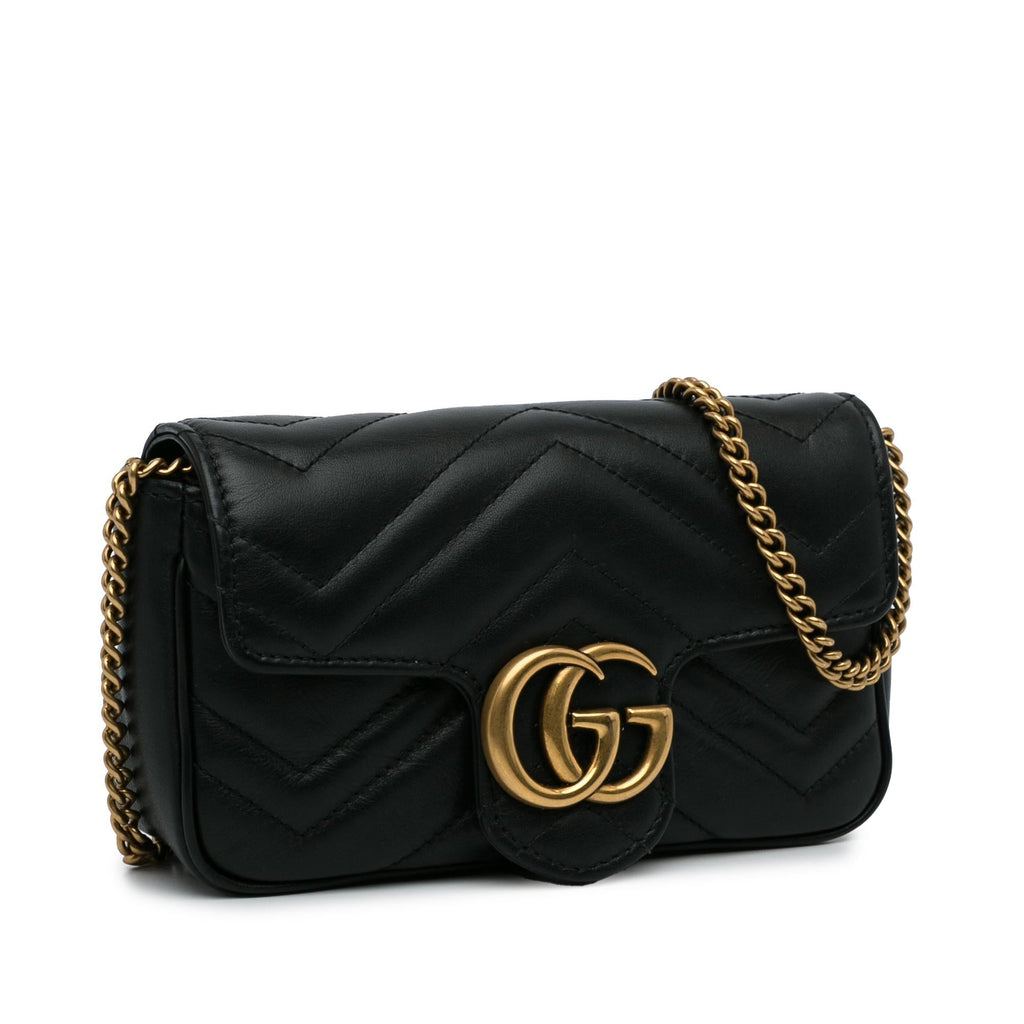 Gucci GG Marmont Super Mini Crossbody Bag (SHG-7J0Frx)