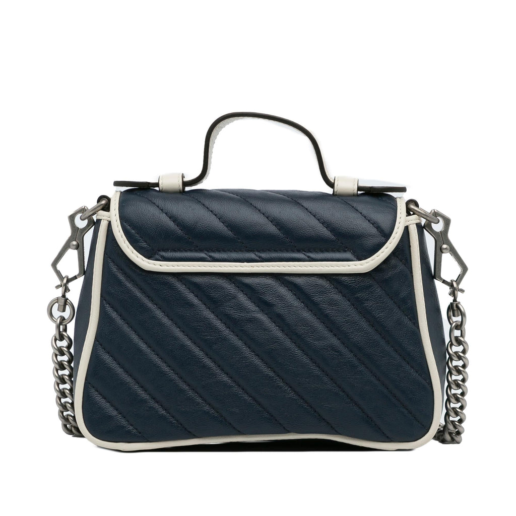 Gucci GG Marmont Torchon Satchel (SHG-om4f9H)