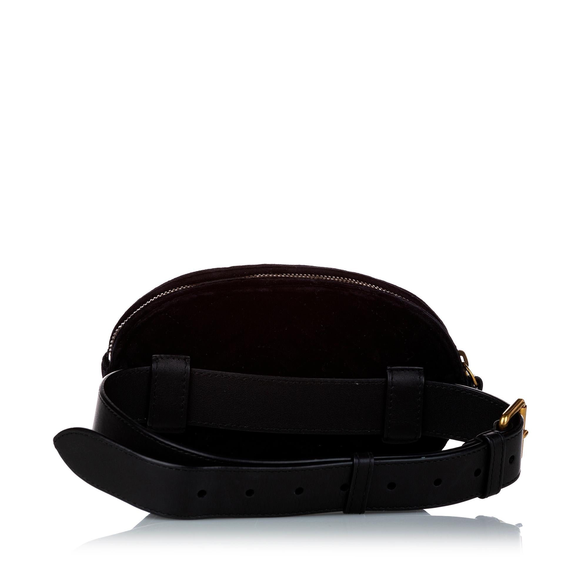 Gucci Gucci Marmont Velvet Belt Bag (SHG-30108)