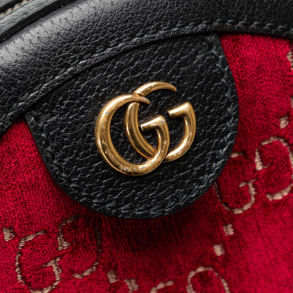Gucci GG Marmont Velvet Round Crossbody (SHG-ReSuV0)