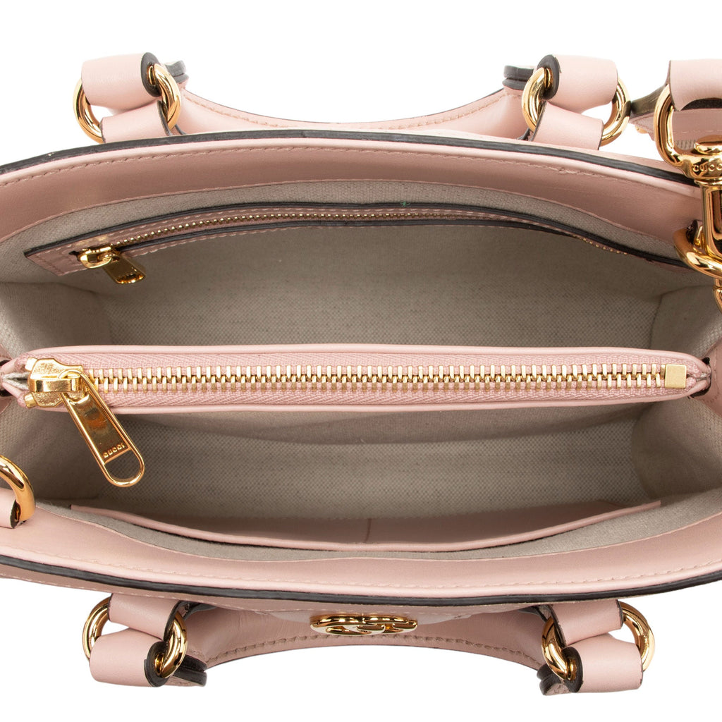 Gucci Jumbo GG Matelasse Leather Mini Top Handle