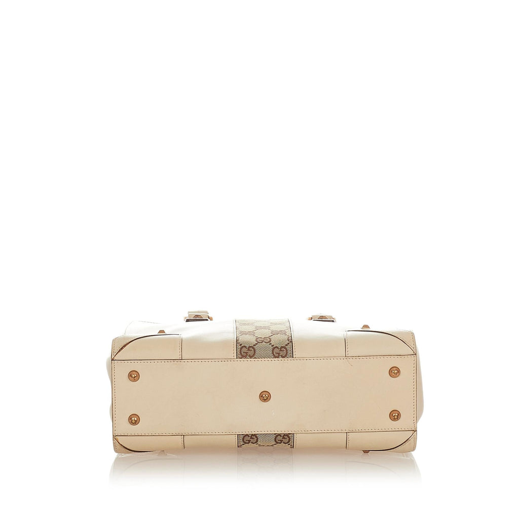 Gucci Gucci Nailhead Leather Handbag (SHG-26097)