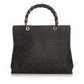 Gucci Gucci Nylon Bamboo Tote Bag (SHG-25219)
