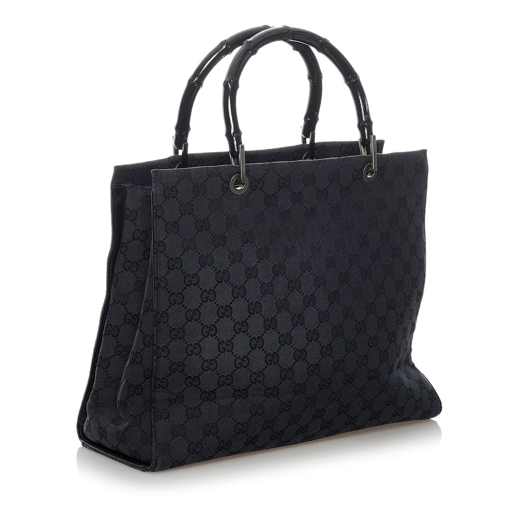 Gucci GG Nylon Bamboo Tote Bag (SHG-31419)