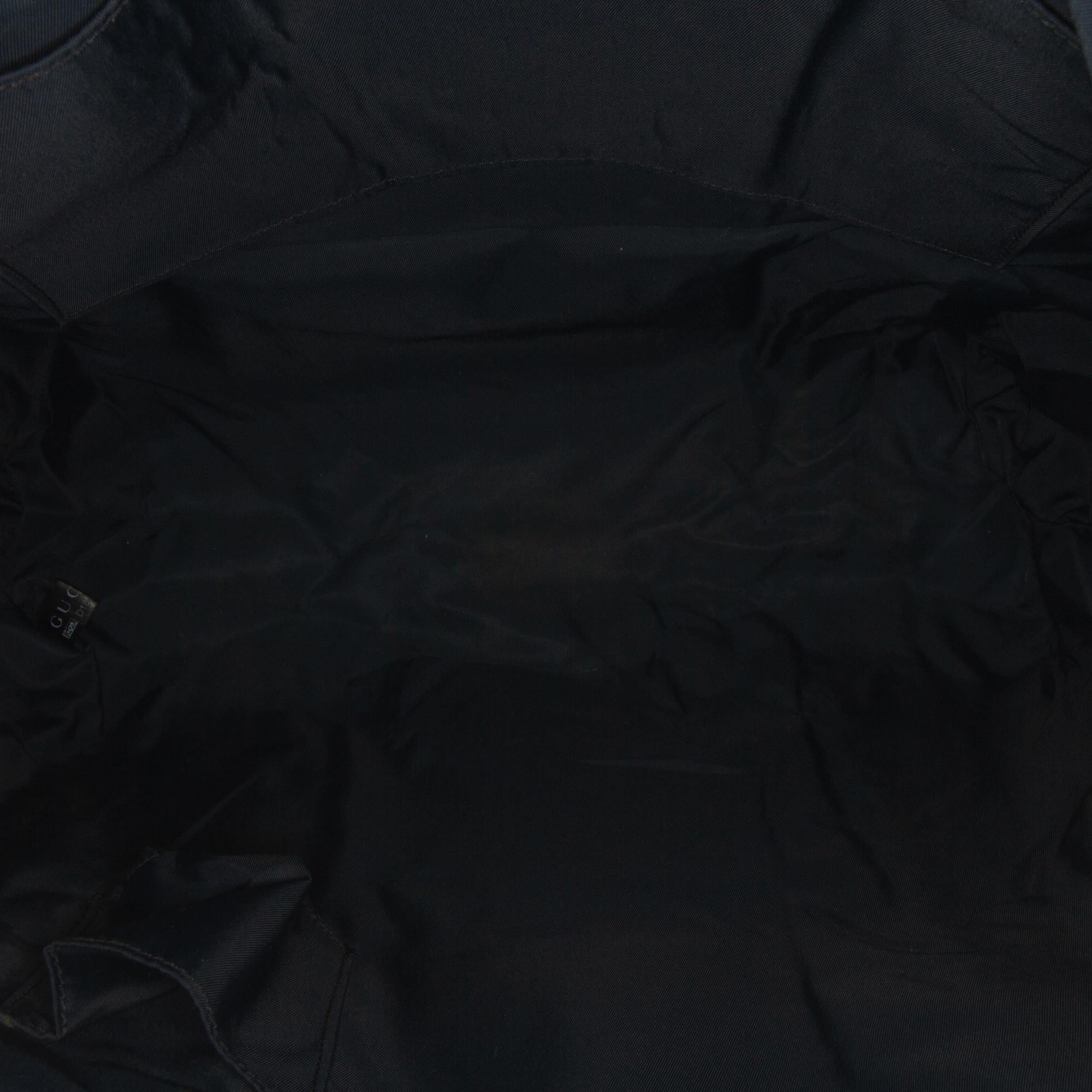 Gucci GG Nylon Crest Sherry Line Web Tote (SHG-Bio25q)