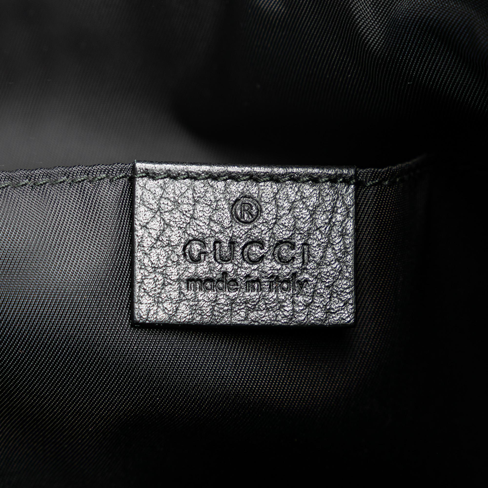 Gucci GG Nylon Double Front Pocket Backpack