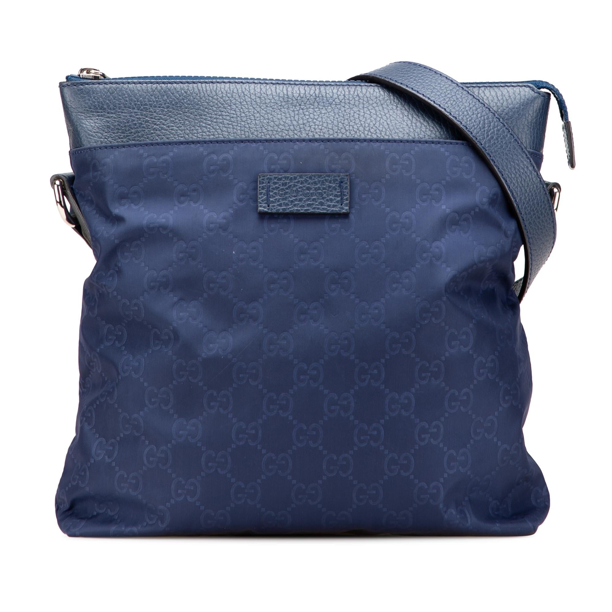 Gucci GG Nylon Flat MessLBger Bag