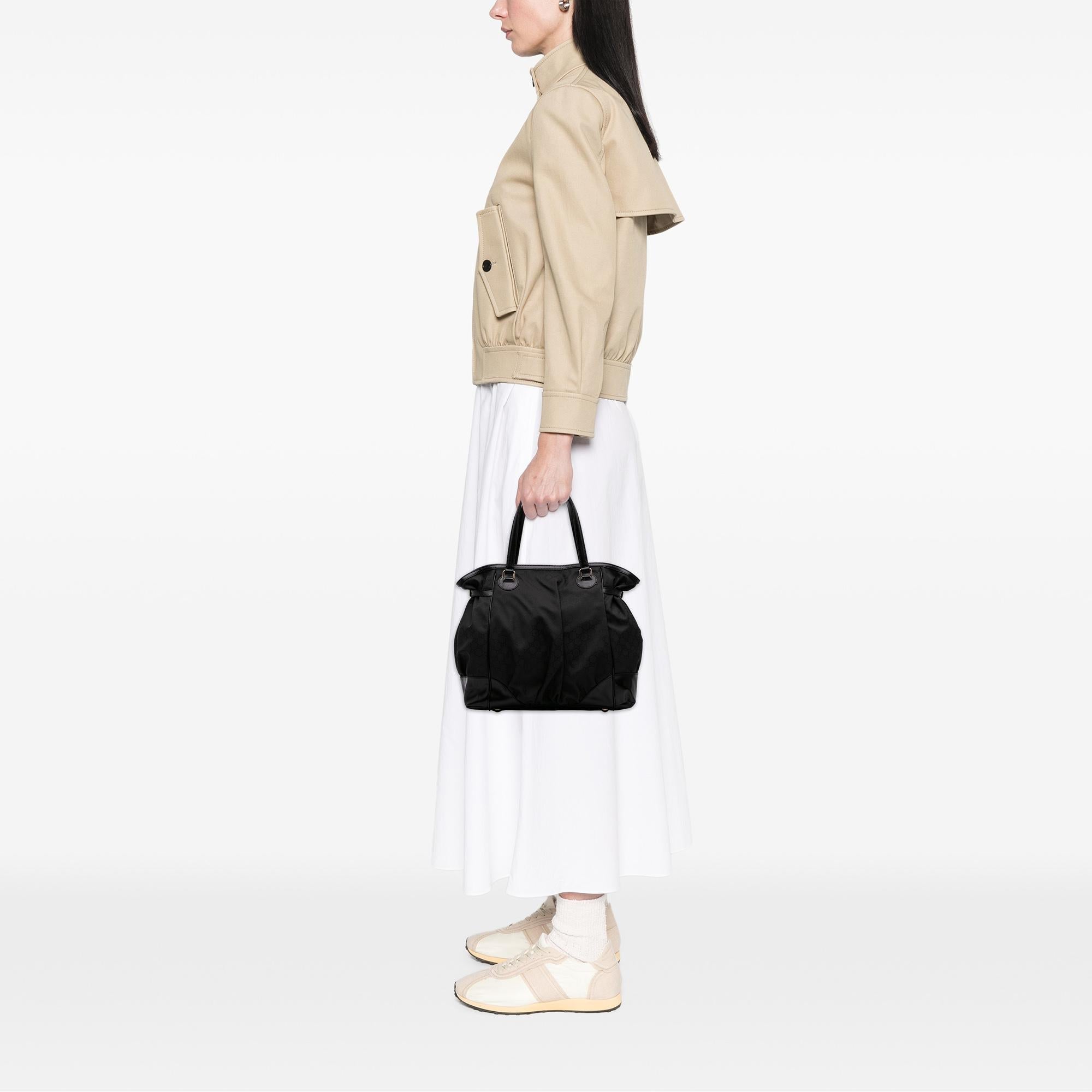 Gucci GG Nylon Full Moon Tote