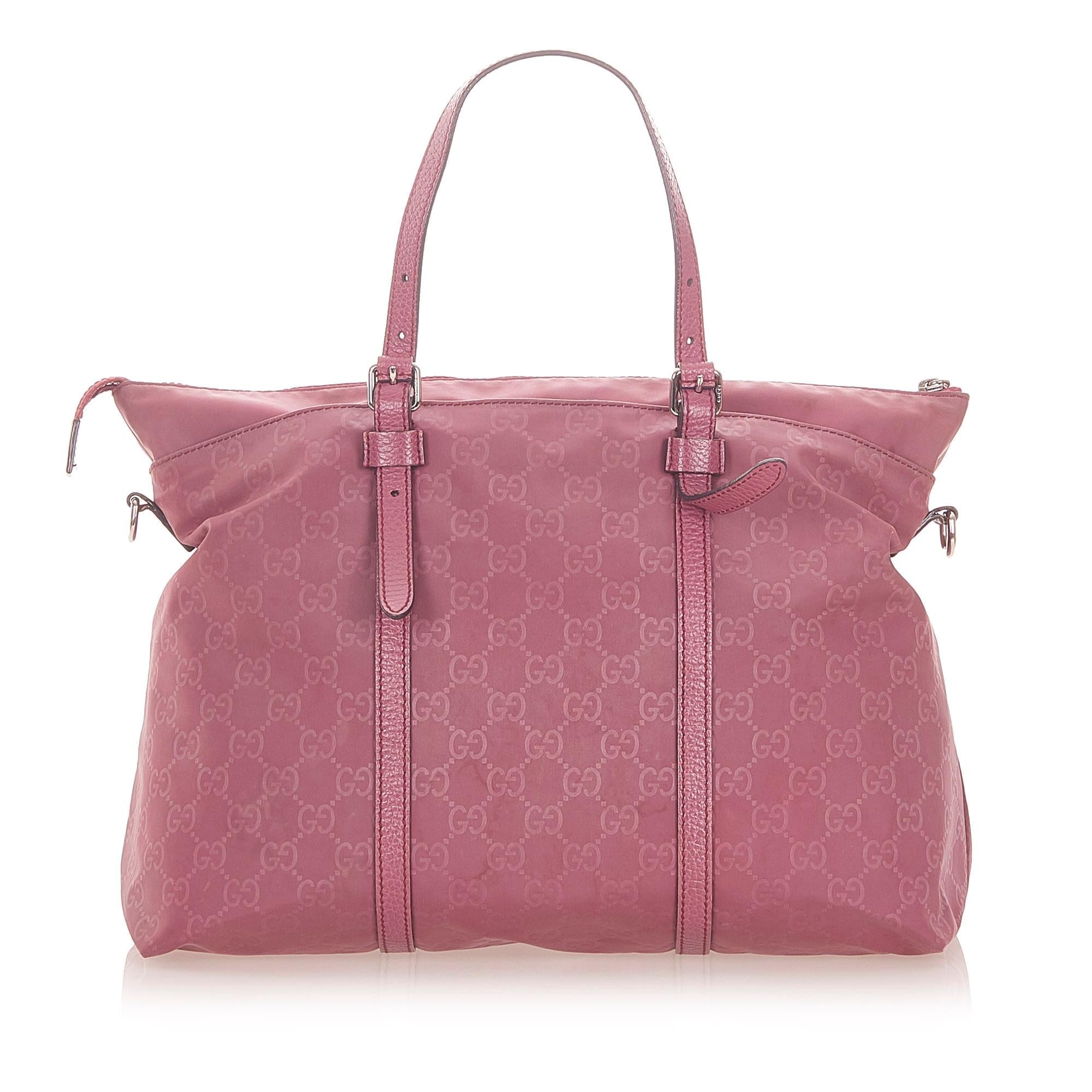 Gucci Gucci Nylon Satchel (SHG-32511)