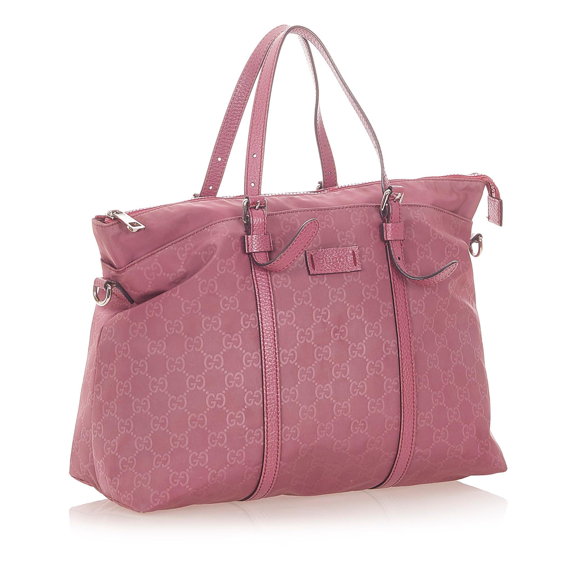 Gucci Gucci Nylon Satchel (SHG-32511)