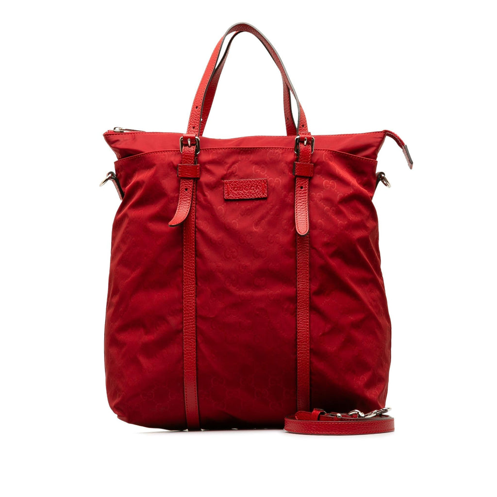 Gucci GG Nylon Satchel (SHG-0ZzSUr)