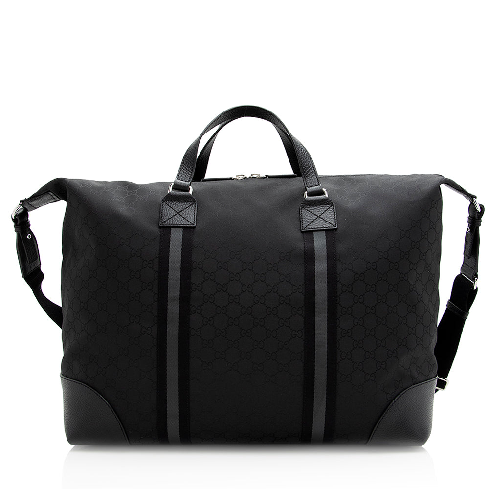 Gucci Gucci Nylon Travel Duffel Bag (SHF-20564)