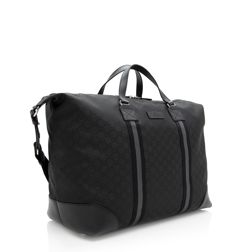 Gucci Gucci Nylon Travel Duffel Bag (SHF-20564)