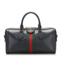Gucci GG Ophidia Leather Satchel (SHG-zyzgS8)
