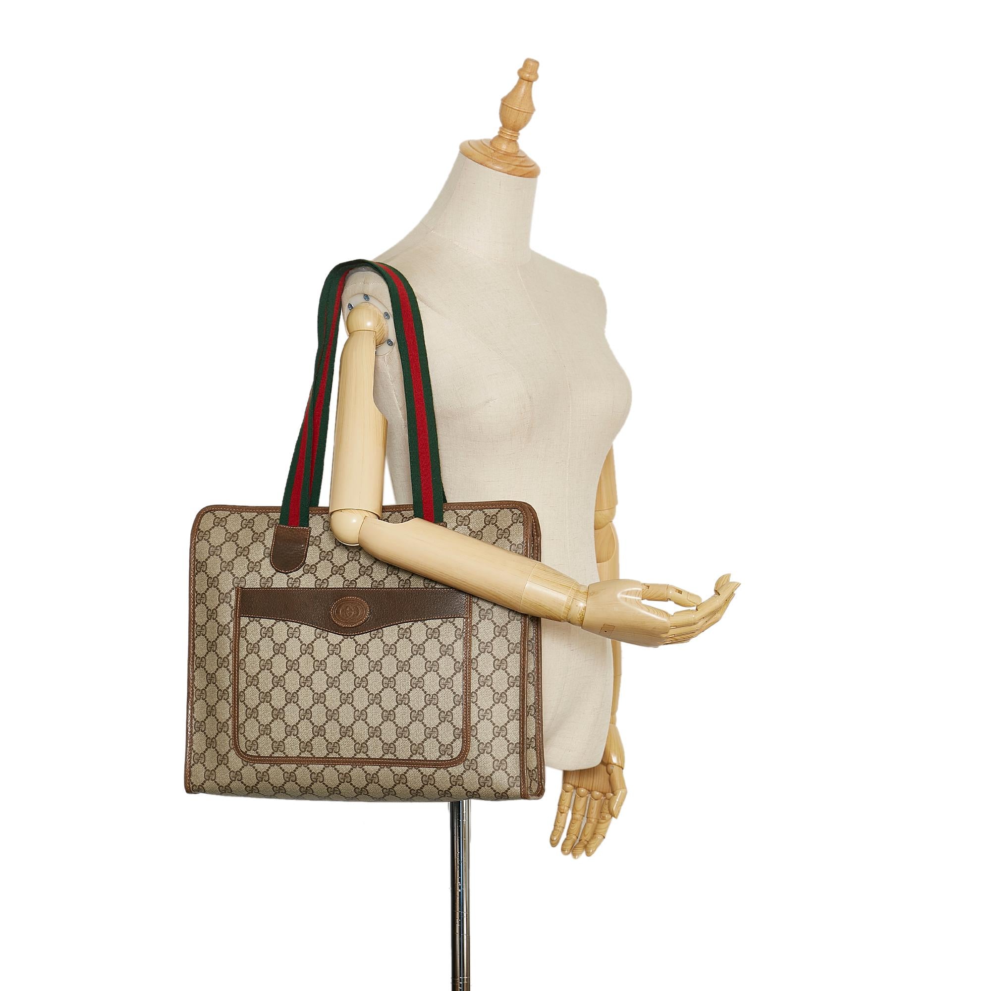 Gucci GG Plus Sherry Line Tote (SHG-35265)