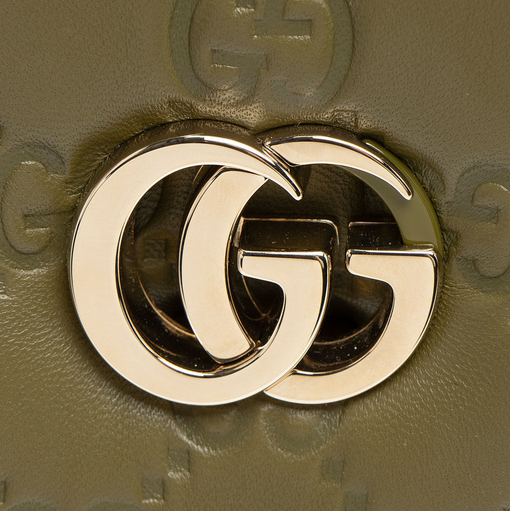 Gucci Jumbo GG Puffy Leather Milano Small Top Handle