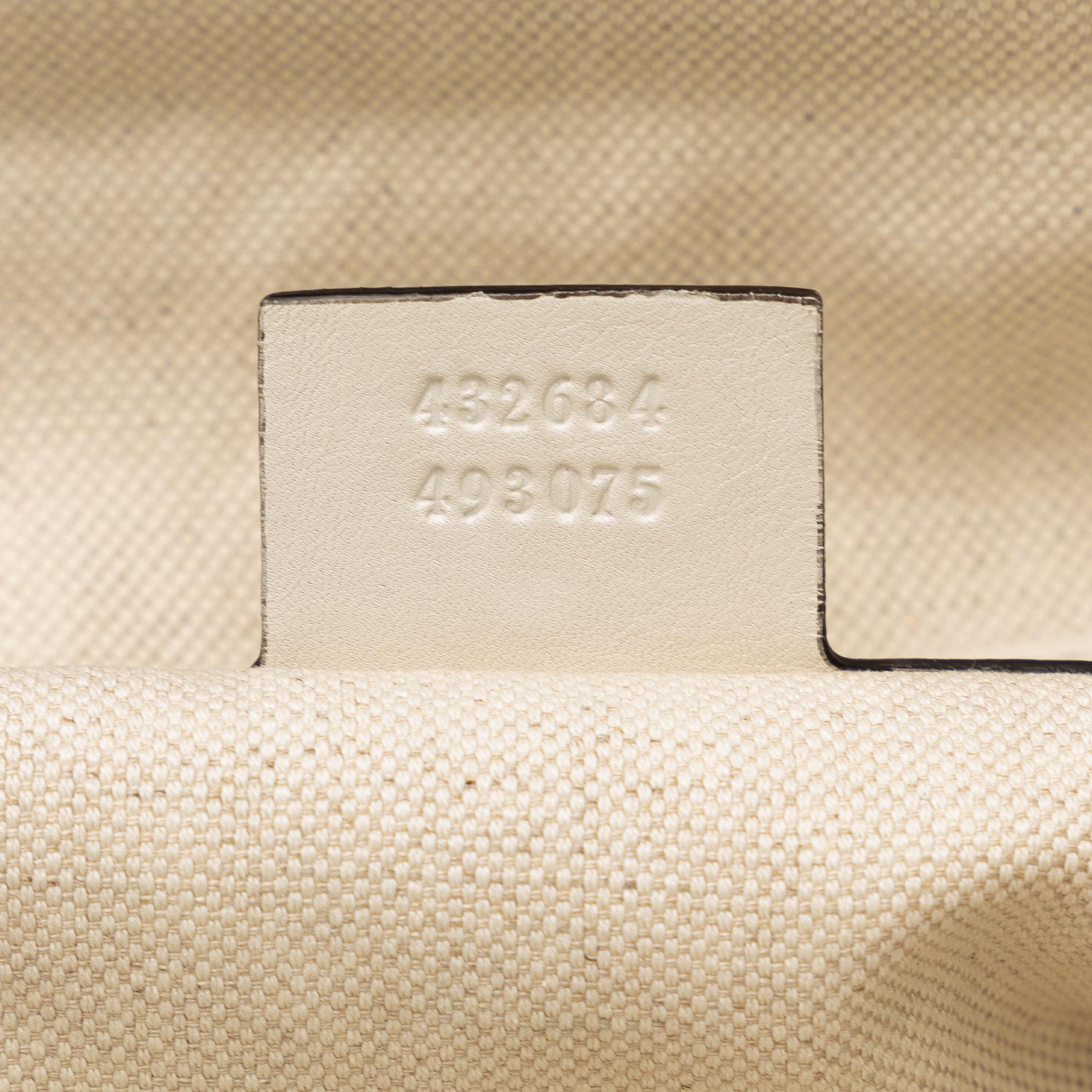 Gucci GG Ribbon Herbarium Tote (SHG-Y61akz)