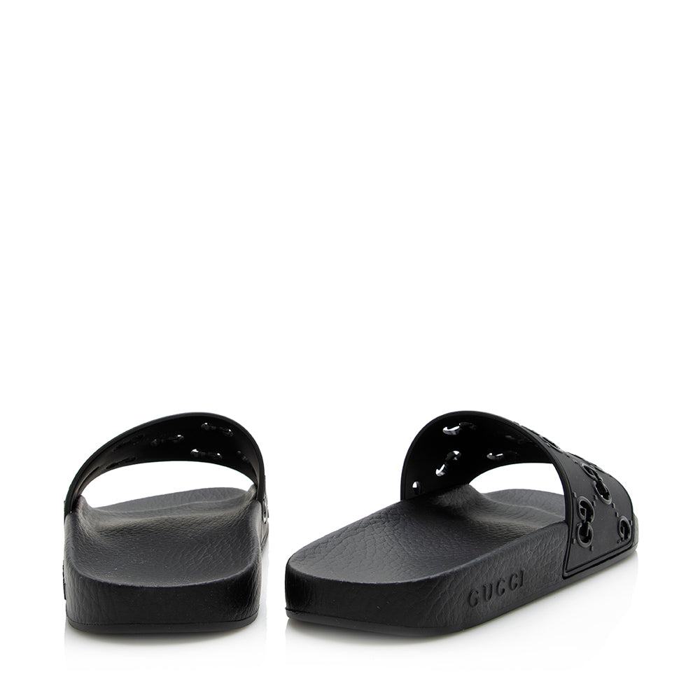 Gucci Gucci Rubber Slides - Size 8 / 38 (SHF-21582)