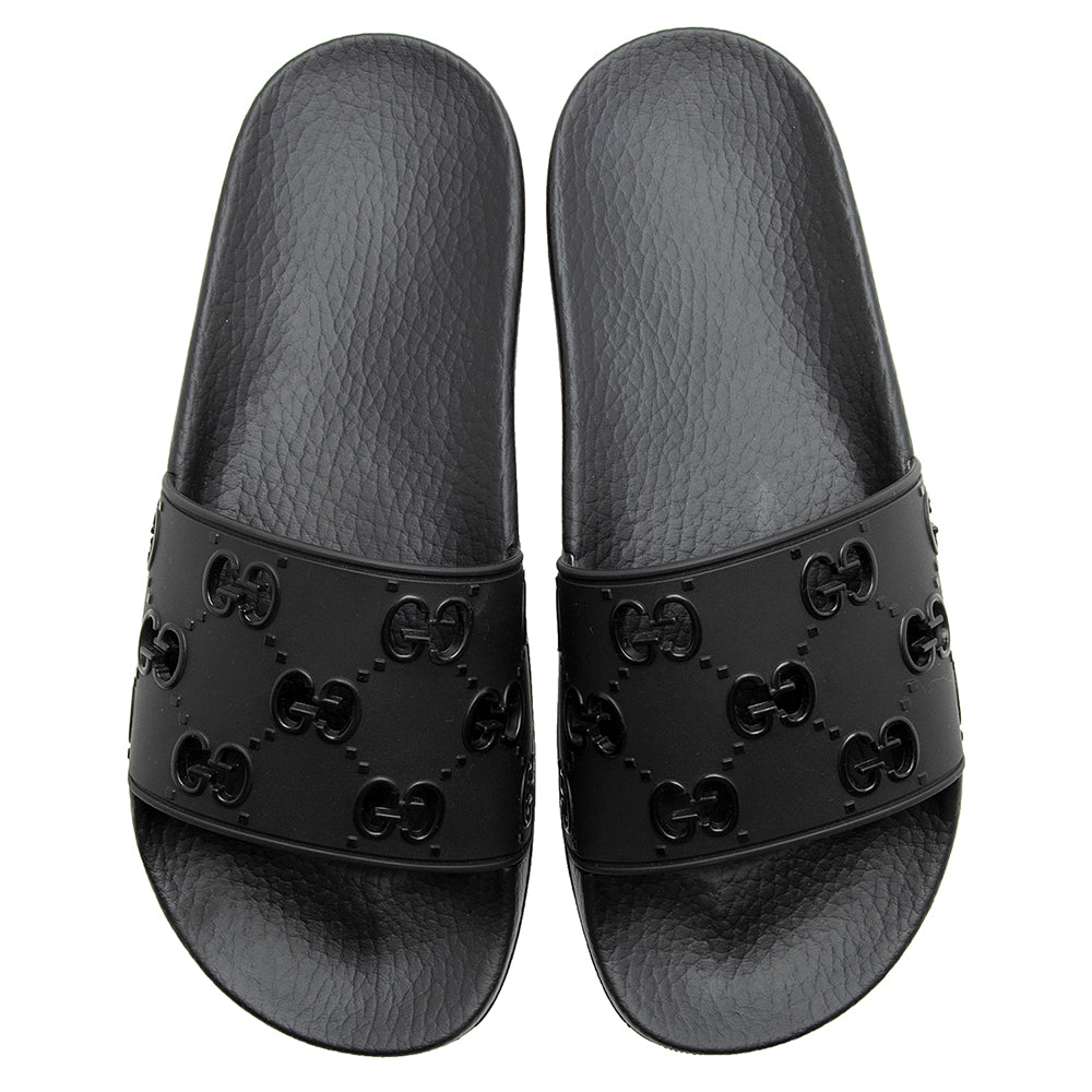 Gucci Gucci Rubber Slides - Size 8 / 38 (SHF-21582)