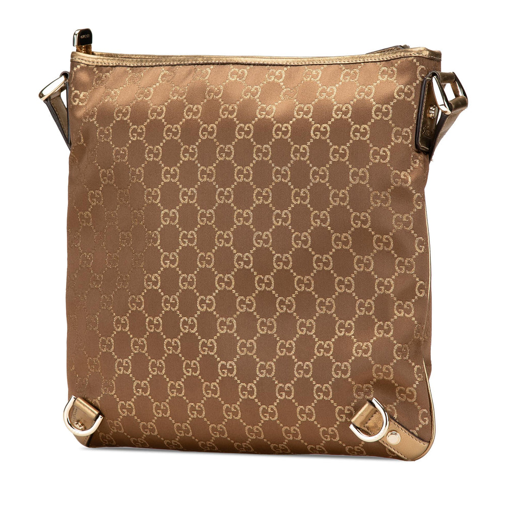 Gucci GG Satin Abbey D Ring Crossbody