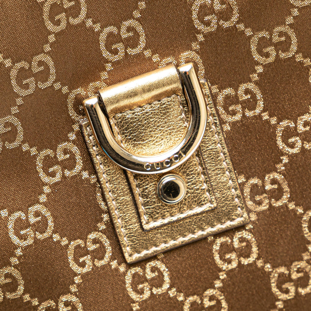 Gucci GG Satin Abbey D Ring Crossbody