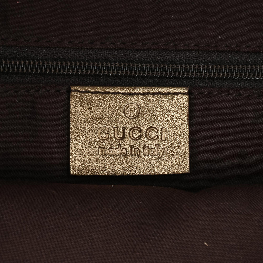 Gucci GG Satin Abbey D Ring Tote