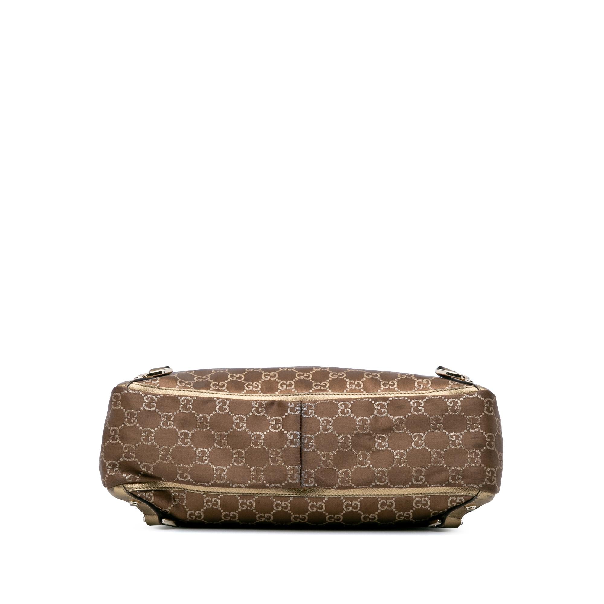 Gucci GG Satin Abbey D Ring Tote