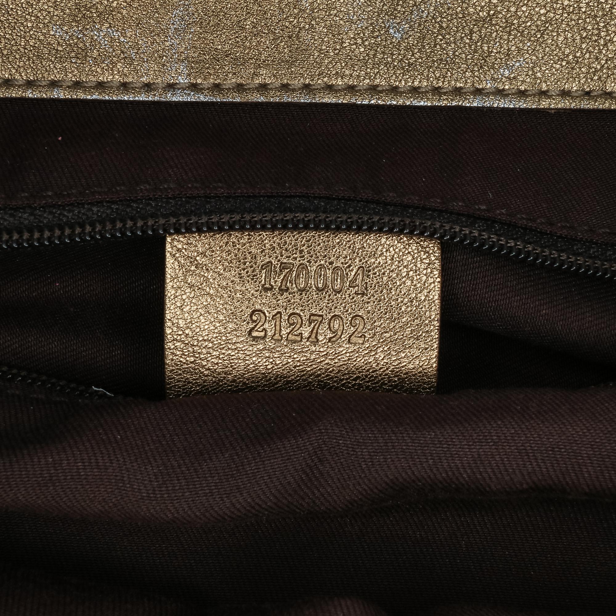 Gucci GG Satin Abbey D Ring Tote