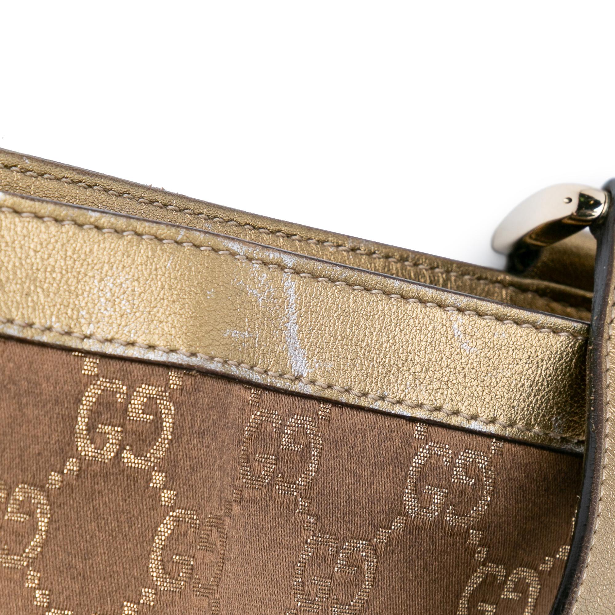 Gucci GG Satin Abbey D Ring Tote
