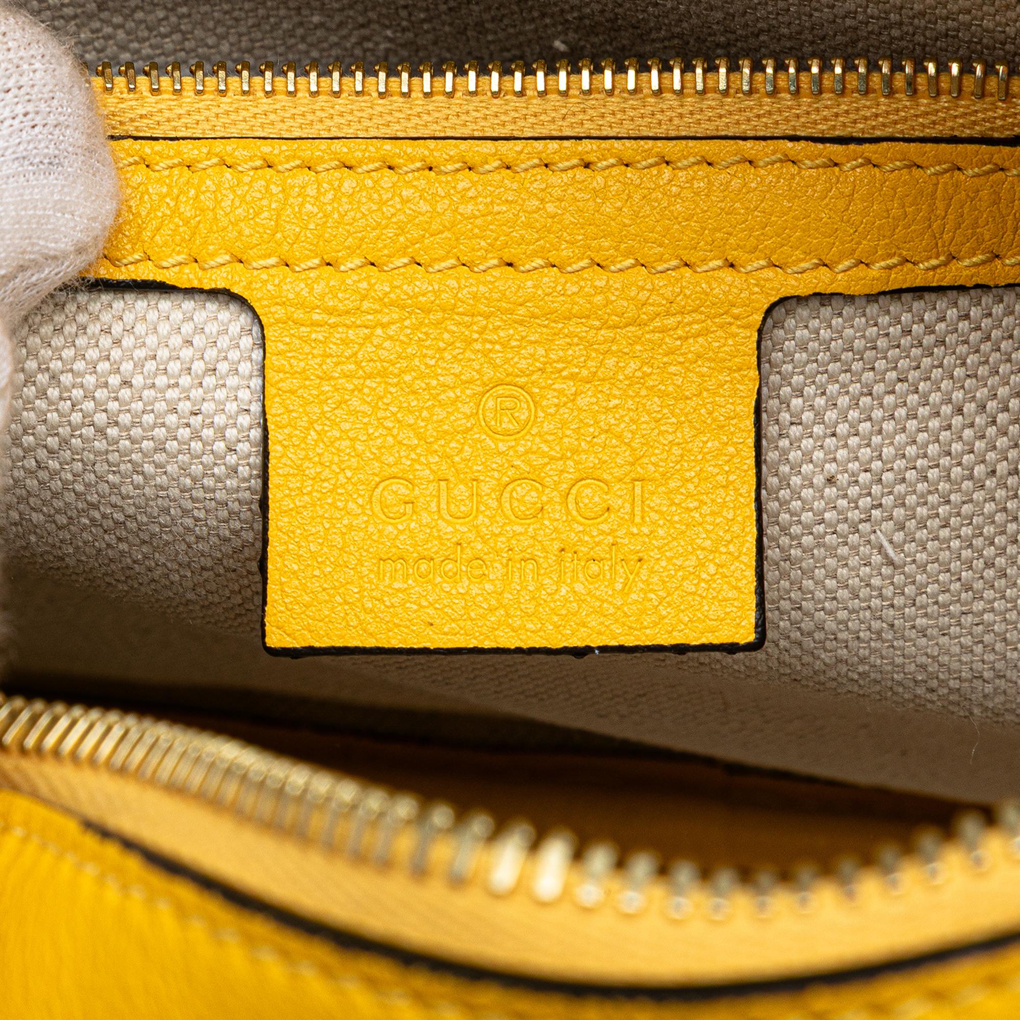 Gucci GG Star Embossed Leather Crossbody