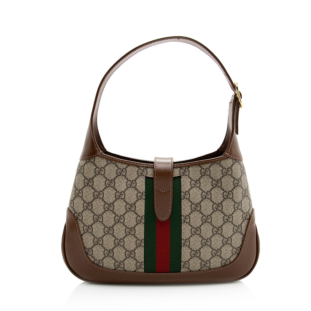 Gucci Gucci Supreme 1961 Jackie Small Shoulder Bag (SHF-20606)