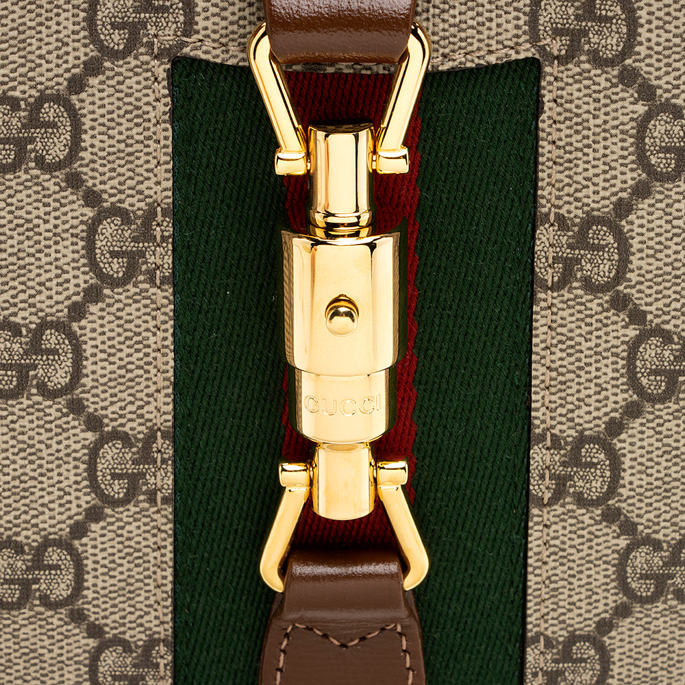 Gucci Gucci Supreme 1961 Jackie Small Shoulder Bag (SHF-20606)