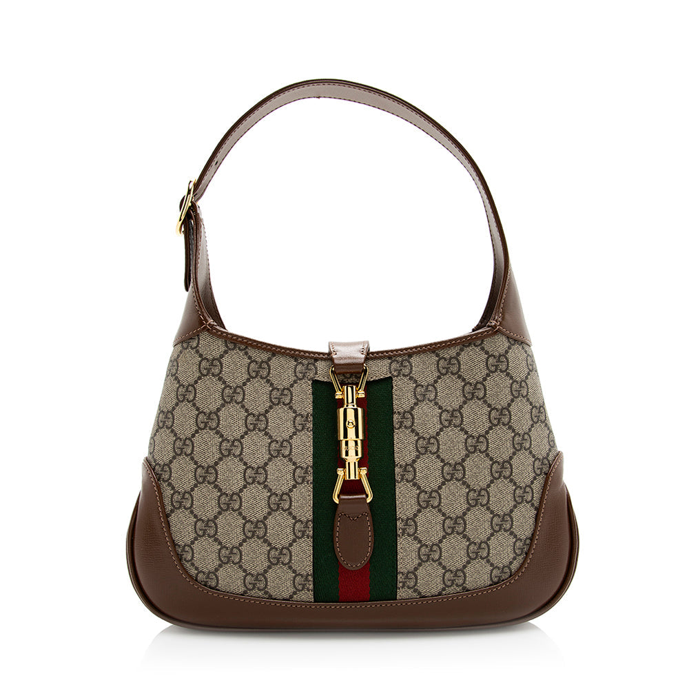 Gucci Gucci Supreme 1961 Jackie Small Shoulder Bag (SHF-20606)