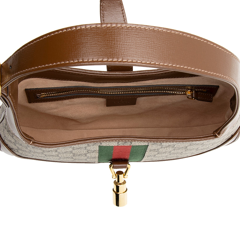 Gucci Gucci Supreme 1961 Jackie Small Shoulder Bag (SHF-20606)